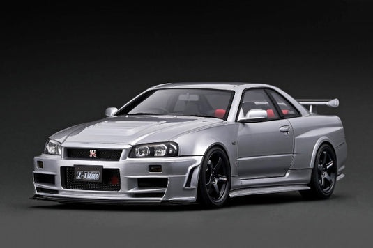 Pre-order IG3224 Ignition Model 1/18 Nismo NISMO R34 GT-R Z-tune Silver