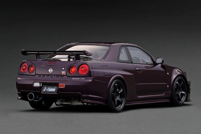 Load image into Gallery viewer, Pre-order IG3225 Ignition Model 1/18 Nismo NISMO R34 GT-R Z-tune Midnight Purple
