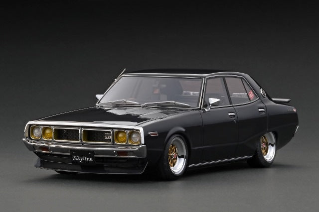 Chargez l&#39;image dans la visionneuse de la galerie, Pre-order IG3269 Ignition Model 1/18 Nissan Skyline 2000 GT-X (GC110) Black Metallic
