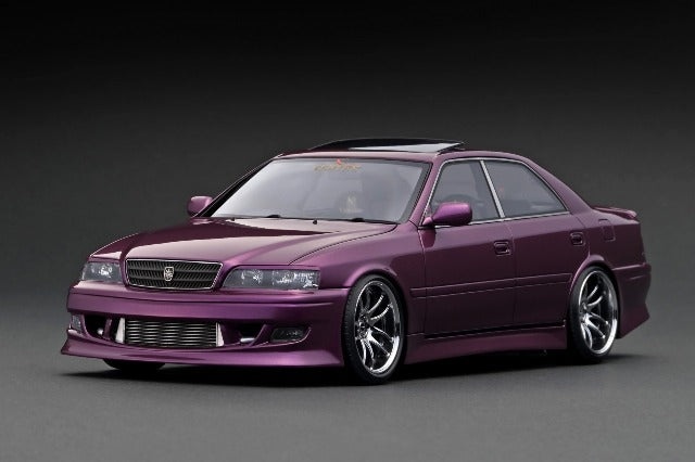 Cargue la imagen en el visor de la galería, Pre-order IG3320 Ignition Model 1/18 VERTEX JZX100 Chaser Purple Metallic
