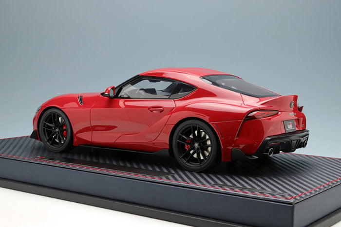 Laden Sie das Bild in Galerie -Viewer, IDEA IM048B 1/18 Toyota GR Supra (US) Launch Edition 2019 Renaissance Red Limited 30pcs
