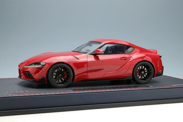 Laden Sie das Bild in Galerie -Viewer, IDEA IM048B 1/18 Toyota GR Supra (US) Launch Edition 2019 Renaissance Red Limited 30pcs
