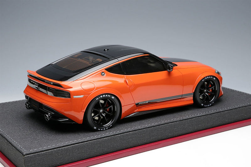 Chargez l&#39;image dans la visionneuse de la galerie, IDEA IM072 1/18 Nissan Fairlady Z Customized Proto Tokyo Auto Salon 2022 Orange
