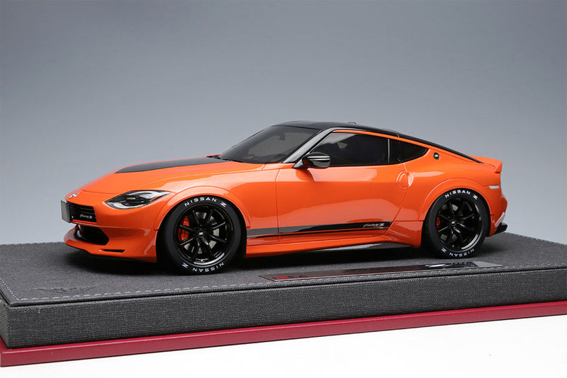 Chargez l&#39;image dans la visionneuse de la galerie, IDEA IM072 1/18 Nissan Fairlady Z Customized Proto Tokyo Auto Salon 2022 Orange
