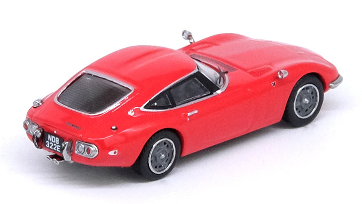 Cargue la imagen en el visor de la galería, INNO ModelsIN64-2000GT-RED 1/64 Toyota 2000GT Solar Rojo Diecast
