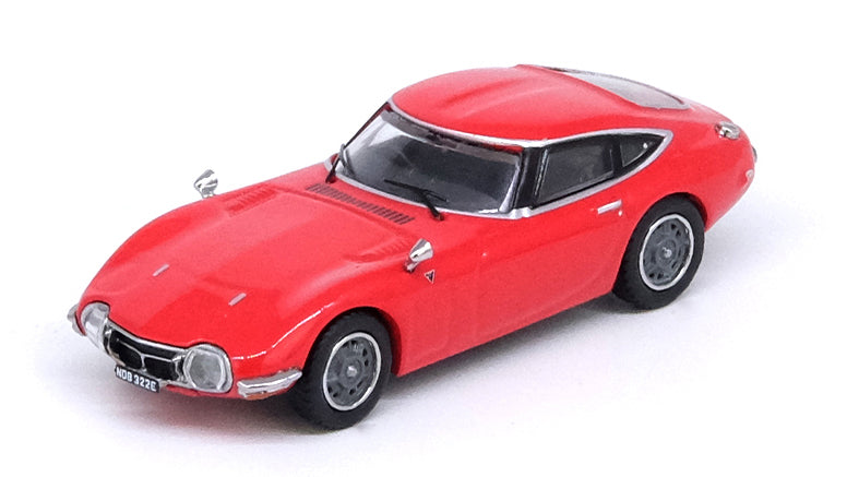 Cargue la imagen en el visor de la galería, INNO ModelsIN64-2000GT-RED 1/64 Toyota 2000GT Solar Rojo Diecast
