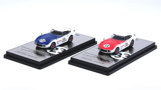 INNO ModelsIN64-2000GT-SCCA68-BS 1/64 Toyota 2000GT #23 &amp; #33 SCCA 1968 coffret moulé sous pression