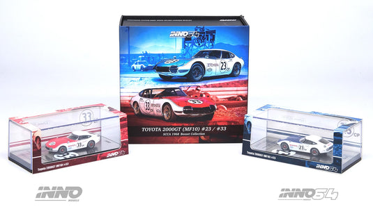 INNO Models 1/64 Toyota 2000GT #23 & #33 SCCA 1968 Box Set