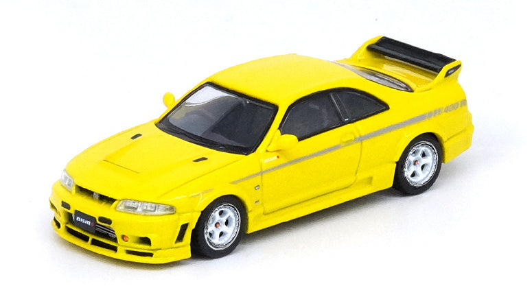 Load image into Gallery viewer, INNO Models 1/64 Nissan Skyline GT-R (R33) NISMO 400R Lightning Yellow
