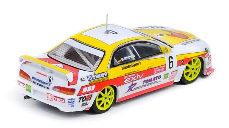 Laden Sie das Bild in Galerie -Viewer, INNO Models 1/64 Toyota Corona EXiV #6 &quot;TEAM BANDOH&quot; Macau Gear Race 1997 Limited at Macau Grand Prix 2022
