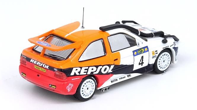 Laden Sie das Bild in Galerie -Viewer, INNO Models 1/64 Ford Escort RS COSWORTH #4 &quot;REPSOL&quot; Safari Rally Kenya 1996 C.Sainz/L.Moya
