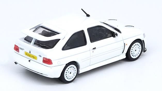 Chargez l&#39;image dans la visionneuse de la galerie, INNO ModelsIN64-FERS-WHILHDOZ 1/64 Ford Escort RS COSWORTH blanc conduite à gauche OZ rallye roues de course moulé sous pression
