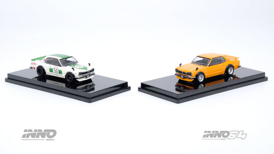 INNO Models 1/64 Nissan Skyline 2000 GT-R (KPGC10) Orange Malaysia Diecast Expo 2023 Event Limited