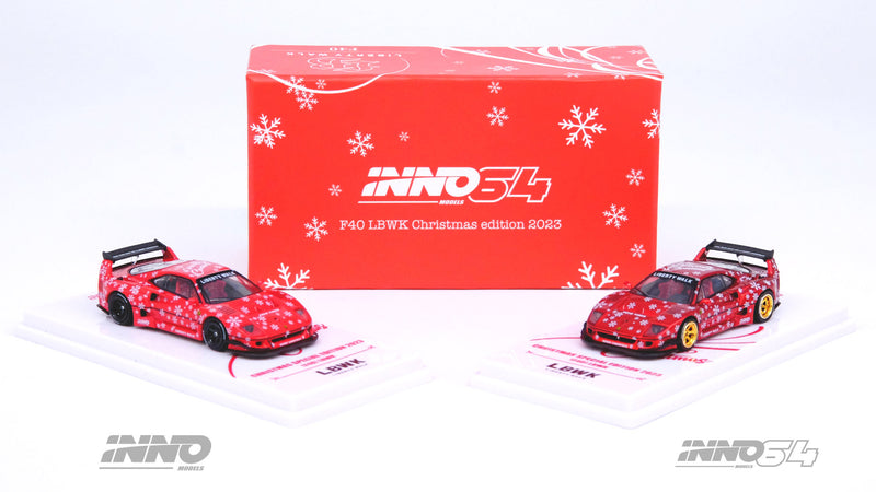 Load image into Gallery viewer, INNO Models 1/64 LB-WORKS F40 2023 Christmas Limited Edition
