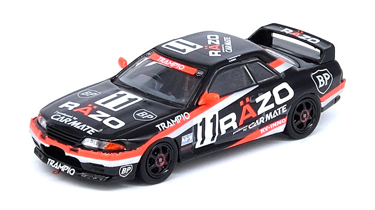 Chargez l&#39;image dans la visionneuse de la galerie, INNO Models 1/64 Nissan Skyline GT-R (R32) #11 &quot;RAZO TAMPIO&quot; Super N1 Endurance 1994
