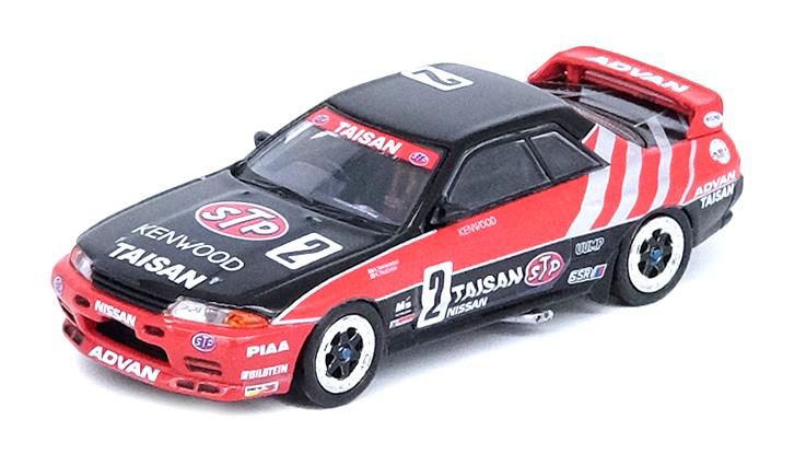 Load image into Gallery viewer, INNO Models 1/64 Nissan Skyline GT-R R32 #2 TAISAN JTC 1992
