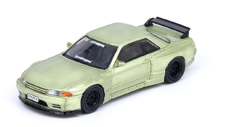 Chargez l&#39;image dans la visionneuse de la galerie, INNO Models 1/64 Nissan Skyline GT-R (R32) Pandem Rocket Bunny Millennium Jade
