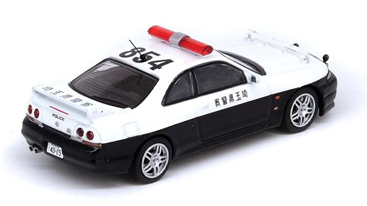 Chargez l&#39;image dans la visionneuse de la galerie, INNO Models 1/64 Nissan Skyline GT-R R33 Saitama Police
