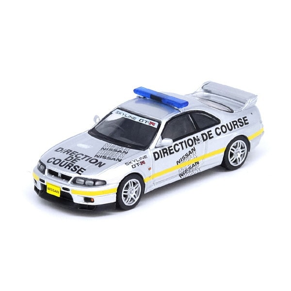 INNO ModelsIN64-R33-LMPC 1/64 Nissan Skyline GT-R R33 Le Mans 24 Horas Carrera Coche de seguridad oficial 1997 Diecast