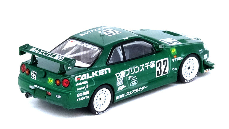 Carica immagine in Galleria Viewer, INNO Models 1/64 Nissan Skyline GT-R (R34) #32 &quot;PRINCE CHIBA FALKEN&quot; Super Taikyu 1999 Class 1 Champion
