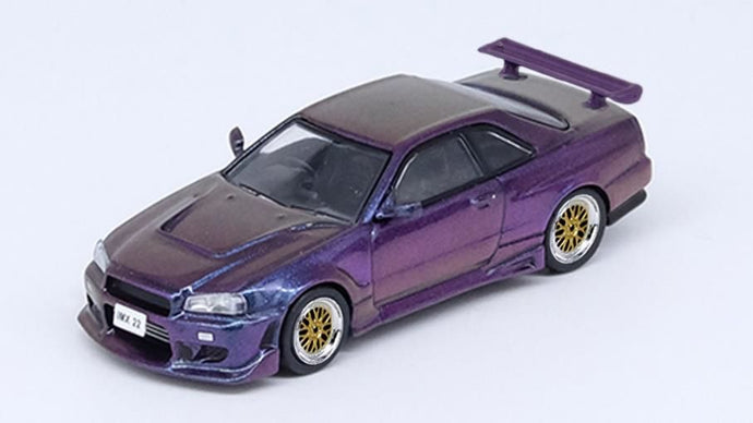 INNO Models 1/64 Nissan Skyline R34 GTT Magic Purple Event Limited at International MotorXpo Hong Kong 2022