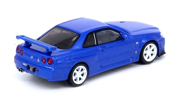 Laden Sie das Bild in Galerie -Viewer, INNO Models 1/64 Nissan Skyline GT-R (R34) V-Spec II Nur Bayside Blue
