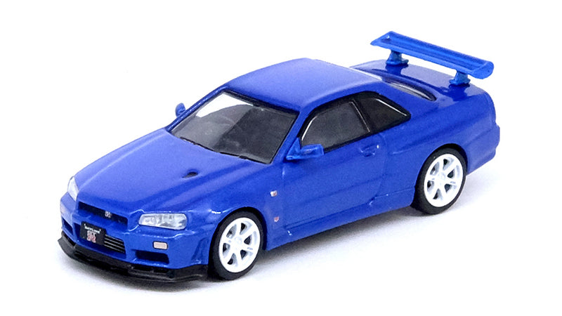 Cargue la imagen en el visor de la galería, INNO Models 1/64 Nissan Skyline GT-R (R34) V-Spec II Nur Bayside Blue
