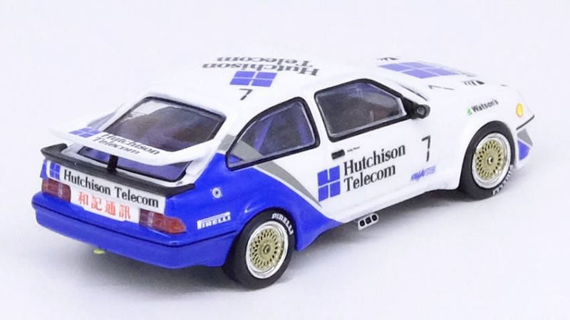 Chargez l&#39;image dans la visionneuse de la galerie, INNO ModelsIN64-RS500-MGP22HT 1/64 Ford Sierra RS500 CORSWOTH #7 Hutchison Telecom Macau Gear Race 1989 Grand Prix de Macao 2022 Modèle limité moulé sous pression
