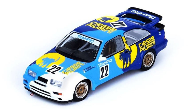 Laden Sie das Bild in Galerie -Viewer, INNO Models 1/64 Ford Sierra RS500 Cosworth #22 &quot;PIUMINI TRAMPIO&quot; JTC Fuji Inter-Tec 500 Km 1988 Winner K. Niedzwiedz/H. Yokoshima
