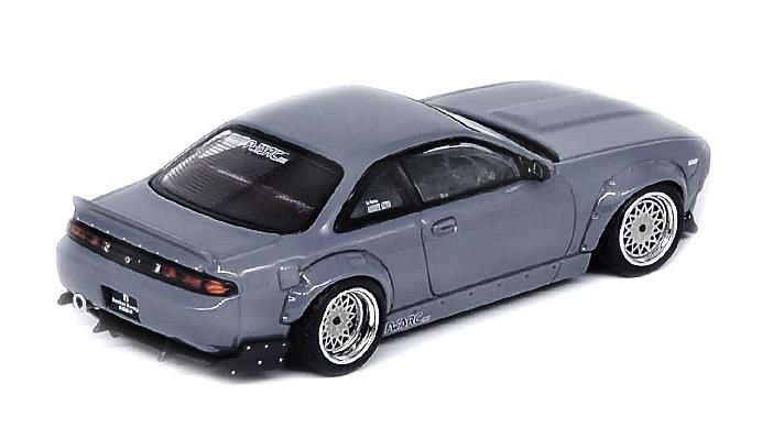 Load image into Gallery viewer, INNO Models 1/64 Nissan Silvia S14 ROCKET BUNNY BOSS AERO Grey
