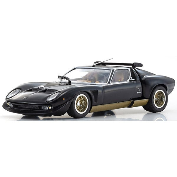 Cargue la imagen en el visor de la galería, KYOSHO KS03203BKG KYOSHO ORIGINAL 1/43 Lamborghini Miura SVR negro/oro fundido a presión
