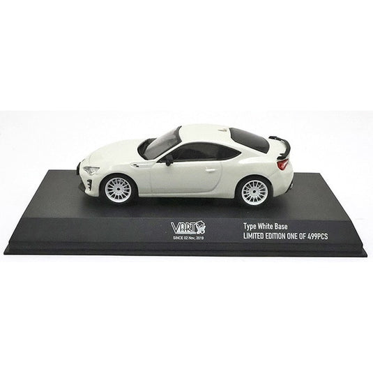 Reserva KYOSHO KS03895V2 1/43 Toyota 86 VART tipo Base blanca Diecast