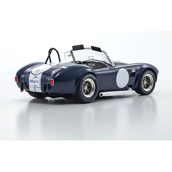 Chargez l&#39;image dans la visionneuse de la galerie, KYOSHO KS08047DBL 1/18 Shelby Cobra 427 S/C bleu foncé moulé sous pression
