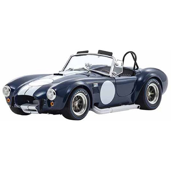 Chargez l&#39;image dans la visionneuse de la galerie, KYOSHO KS08047DBL 1/18 Shelby Cobra 427 S/C bleu foncé moulé sous pression
