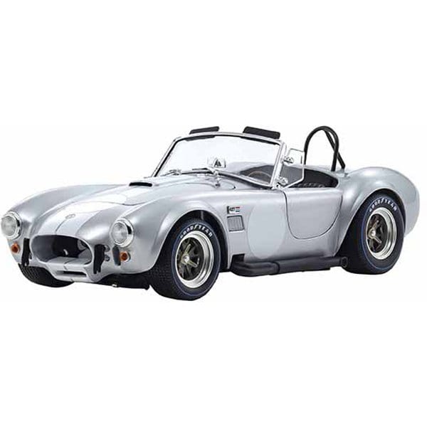 Load image into Gallery viewer, KYOSHO KS08047S 1/18 Shelby Cobra 427 S/C Silver Diecast
