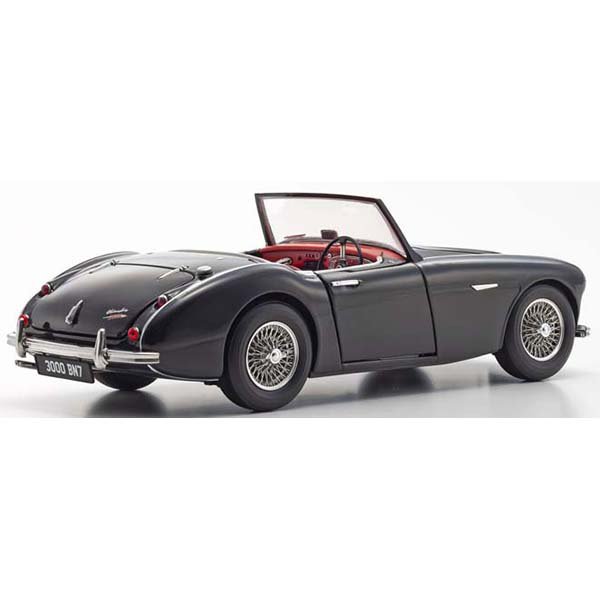 Load image into Gallery viewer, KYOSHO KS08149BK 1/18 Austin Healey 3000 Black Diecast
