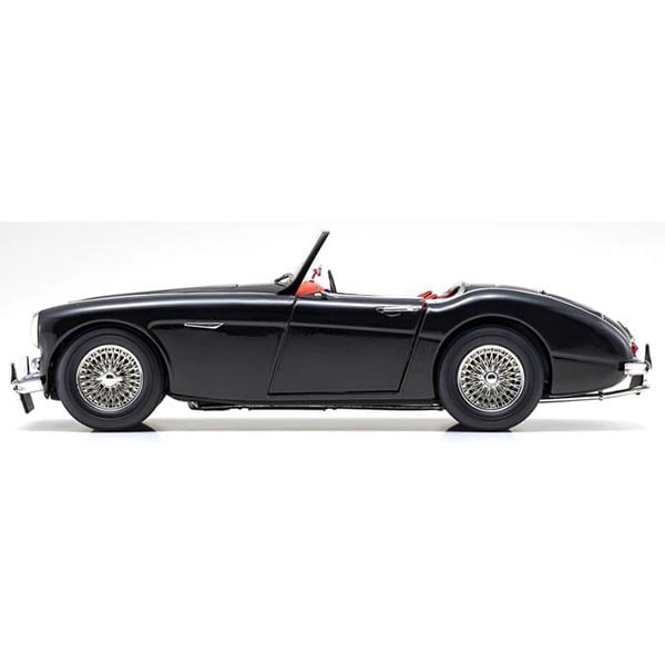 Load image into Gallery viewer, KYOSHO KS08149BK 1/18 Austin Healey 3000 Black Diecast
