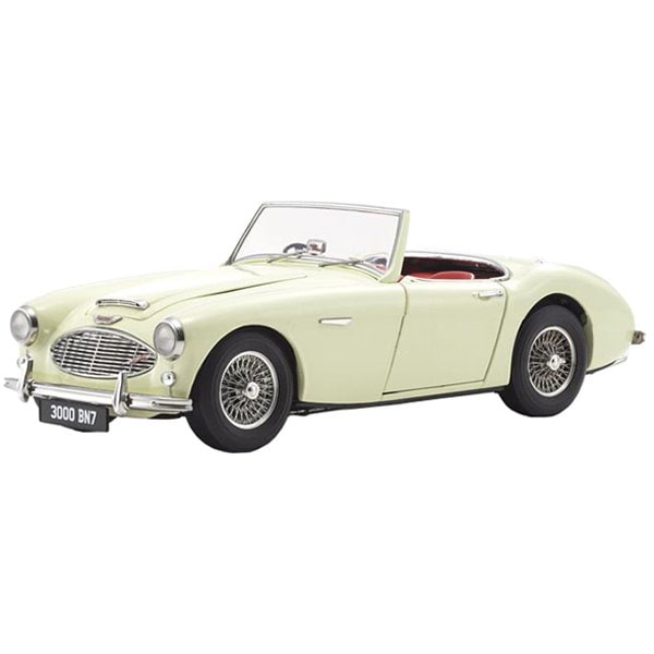 Load image into Gallery viewer, KYOSHO KS08149EW 1/18 Austin Healey 3000 White Diecast
