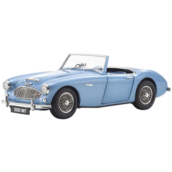 Load image into Gallery viewer, KYOSHO KS08149HBL 1/18 Austin Healey 3000 Healey Blue Diecast
