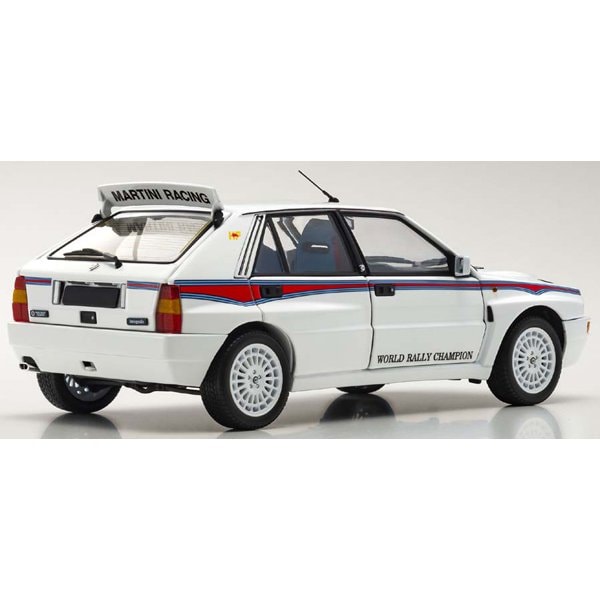 Cargue la imagen en el visor de la galería, KYOSHO KS08344E 1/18 Lancia Delta HF Integrale Integrale 6 Blanco Diecast
