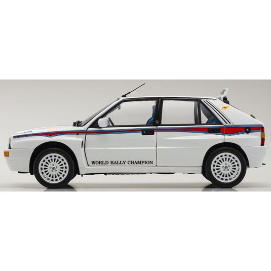 KYOSHO KS08344E 1/18 Lancia Delta HF Integrale Integrale 6 White Diecast