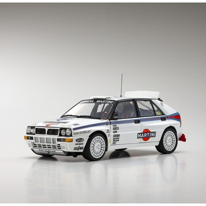 KYOSHO KS08348G 1/18 Lancia Delta HF Integrale Evoluzione Test voiture blanc moulé sous pression