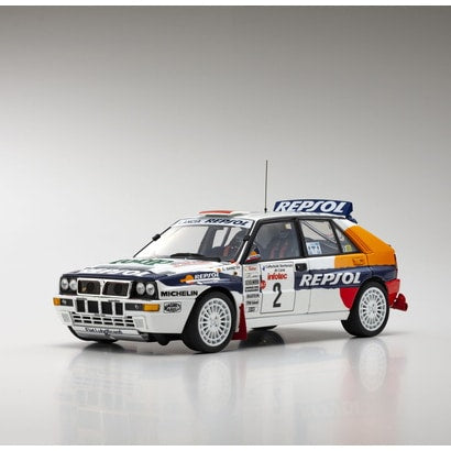 Carica immagine in Galleria Viewer, KYOSHO KS08348J 1/18 Lancia Delta HF Integrale Evoluzione Tour de Corse 1993 #2 Diecast
