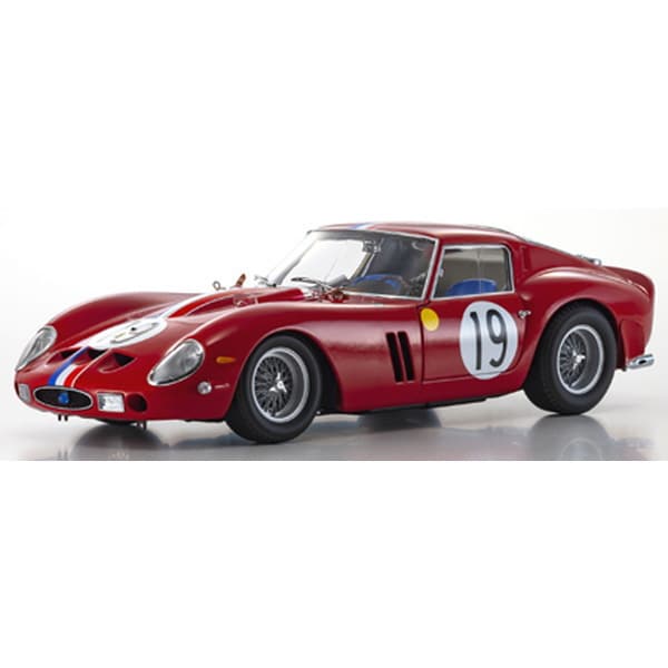 Cargue la imagen en el visor de la galería, KYOSHO KS08438A 1/18 Ferrari 250GTO 1962 LM #19 Diecast
