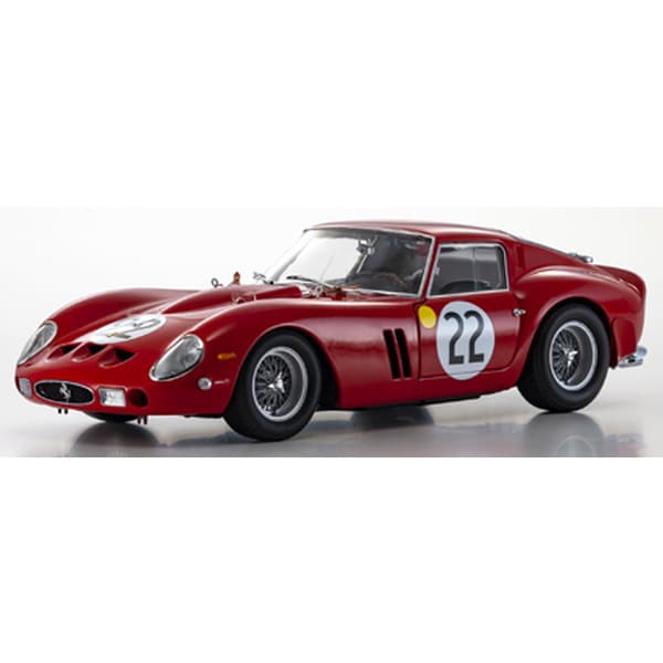 Laden Sie das Bild in Galerie -Viewer, KYOSHO KS08438B 1/18 Ferrari 250GTO 1962 LM #22 Diecast
