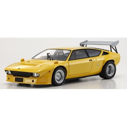 Cargue la imagen en el visor de la galería, KYOSHO KS08445GY 1/18 Lamborghini Urraco Rally Amarillo [Coche en miniatura]
