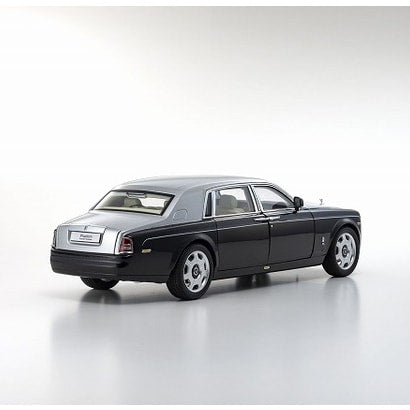 Chargez l&#39;image dans la visionneuse de la galerie, Précommande KYOSHO KS08841BKS 1/18 Rolls-Royce Phantom EWB Noir/Argent Diecast
