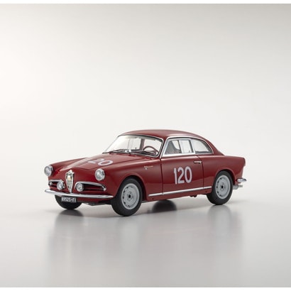 Load image into Gallery viewer, KYOSHO KS08957A 1/18 Alfa Romeo Giulietta SV Mille Miglia 1956 #120 Diecast
