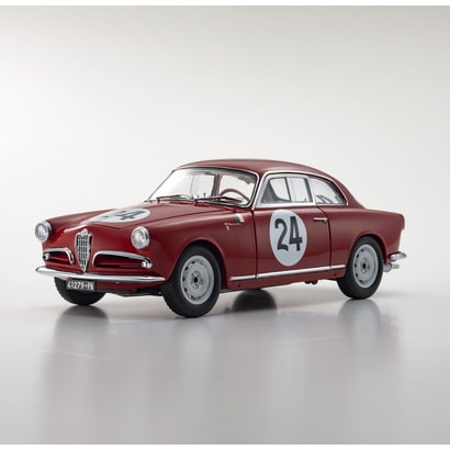 Cargue la imagen en el visor de la galería, KYOSHO KS08957B 1/18 Alfa Romeo Giulietta SV Targa Florio 1958 #24 Diecast
