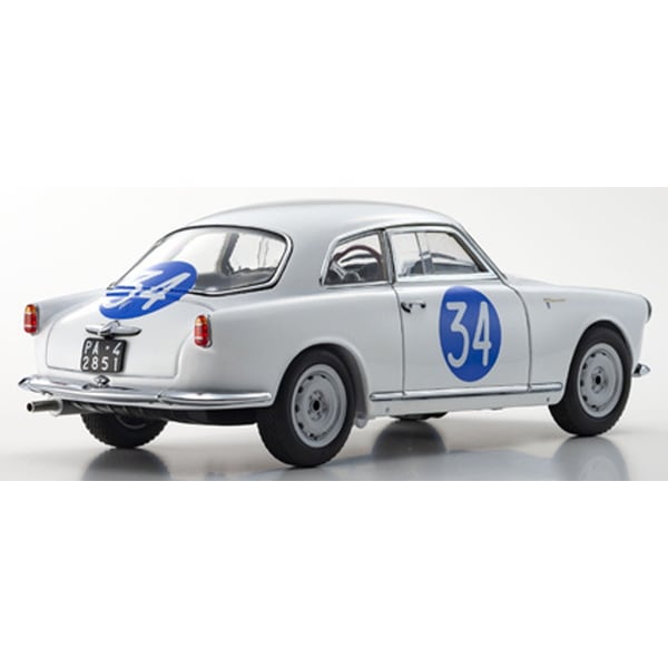 Load image into Gallery viewer, KYOSHO KS08957C 1/18 Alfa Romeo Giulietta SV Targa Florio 1960 #34 Diecast
